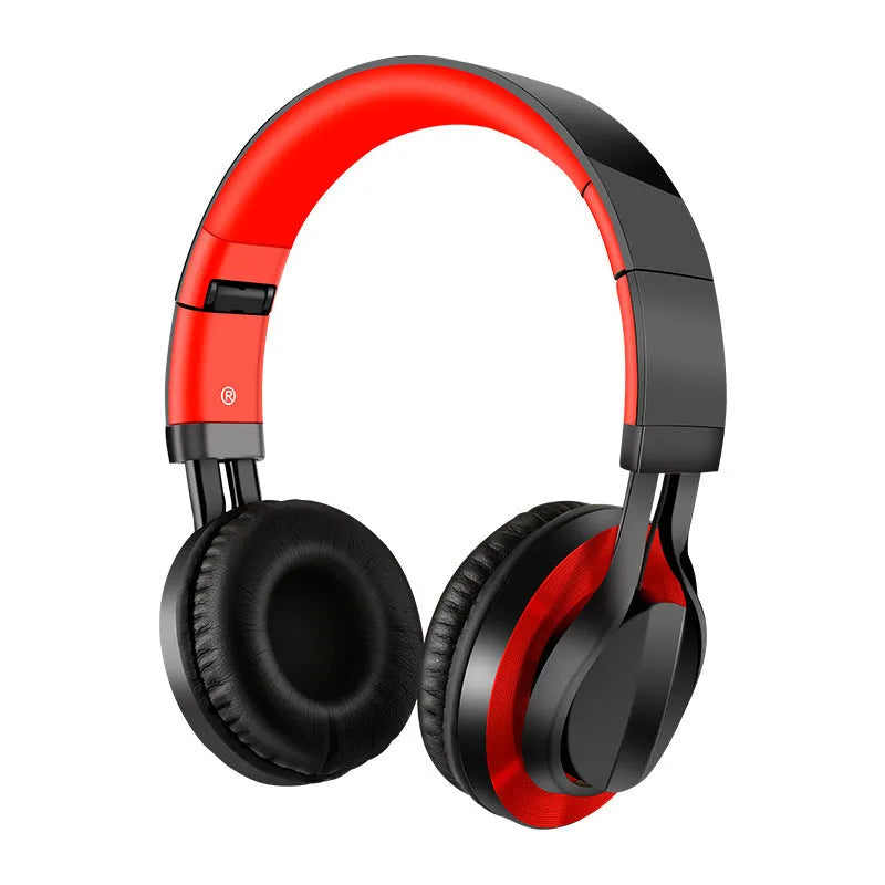 Black wired over-ear headphones with microphone and 3.5mm jack for mobile phones