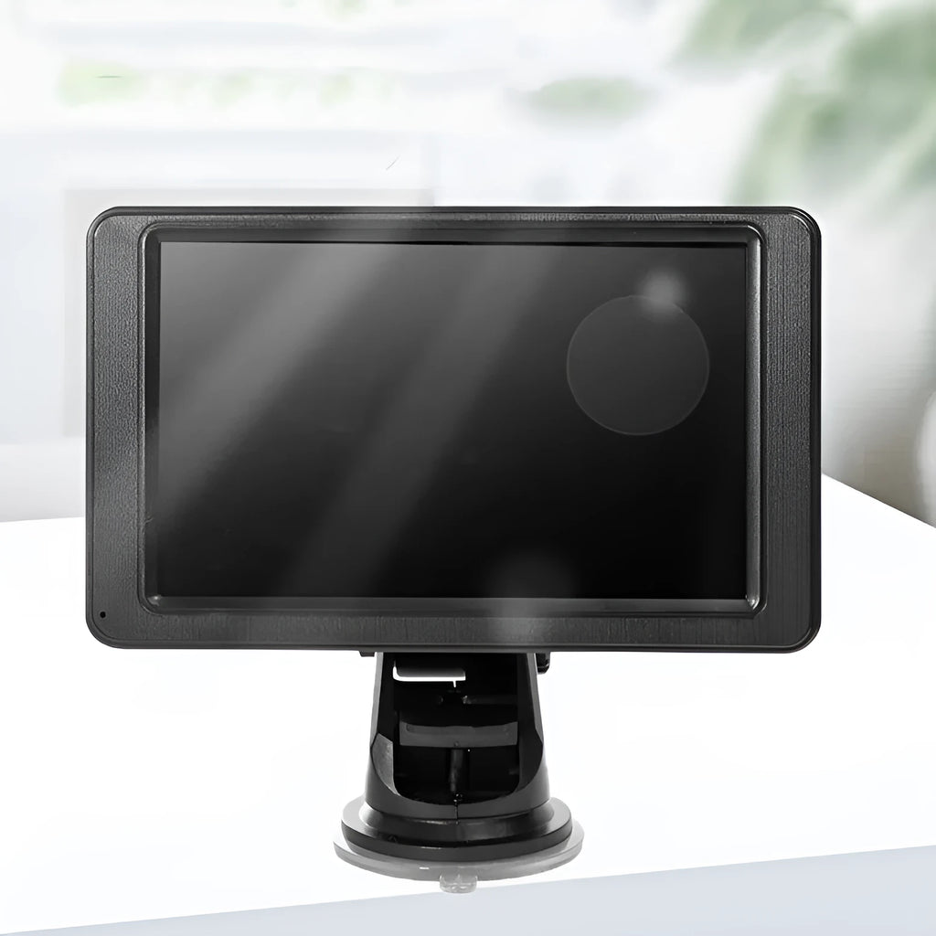 Portable vehicle-mounted MP5 player 7-inch LCD screen black colour with bracket and cables