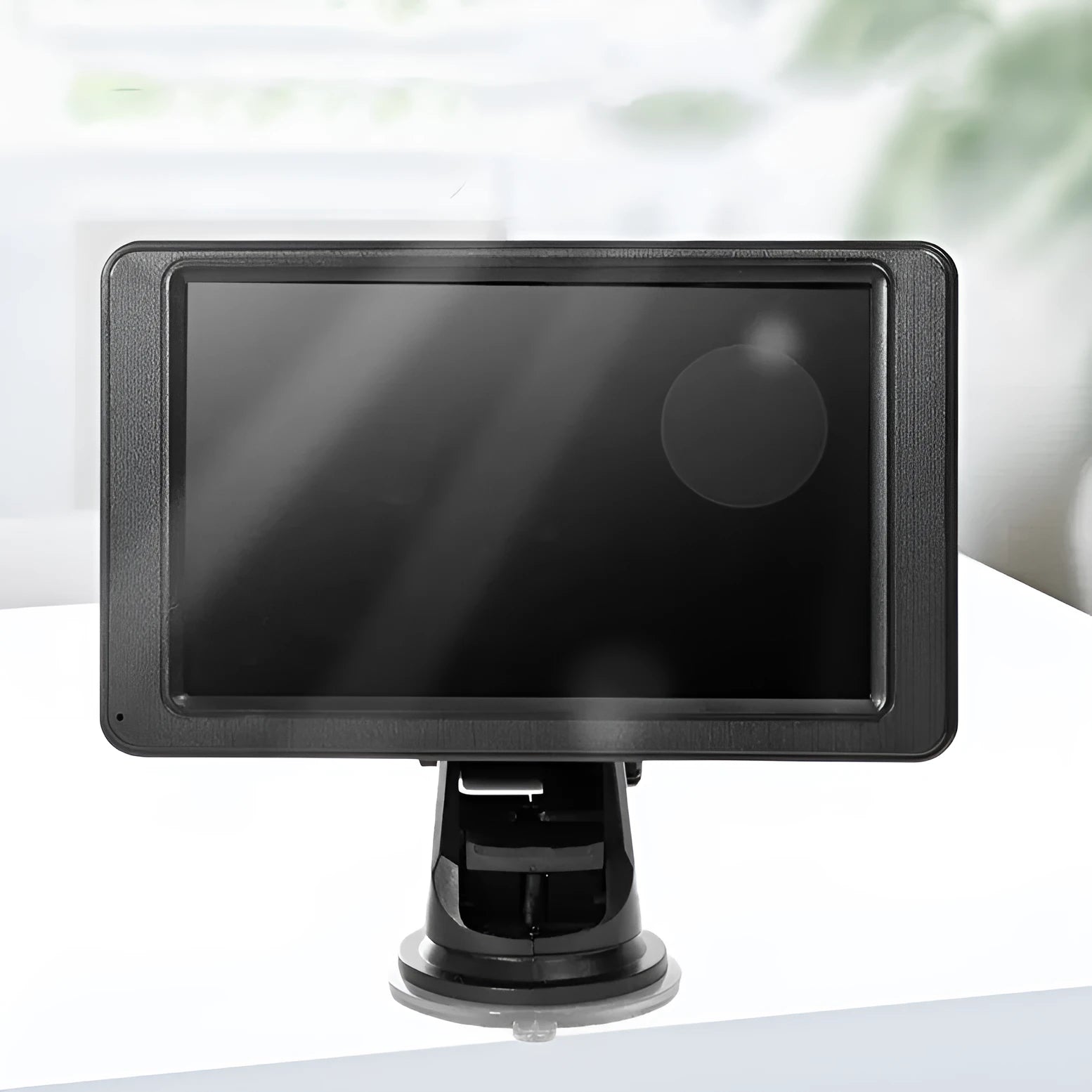 Portable vehicle-mounted MP5 player 7-inch LCD screen black colour with bracket and cables