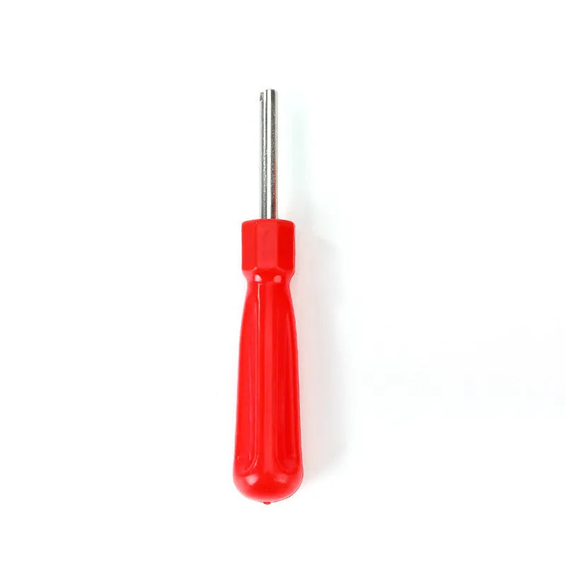 Single-head aluminium alloy twist valve wrench tool in one of three colour style options.