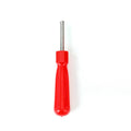 Single-head aluminium alloy twist valve wrench tool in one of three colour style options.