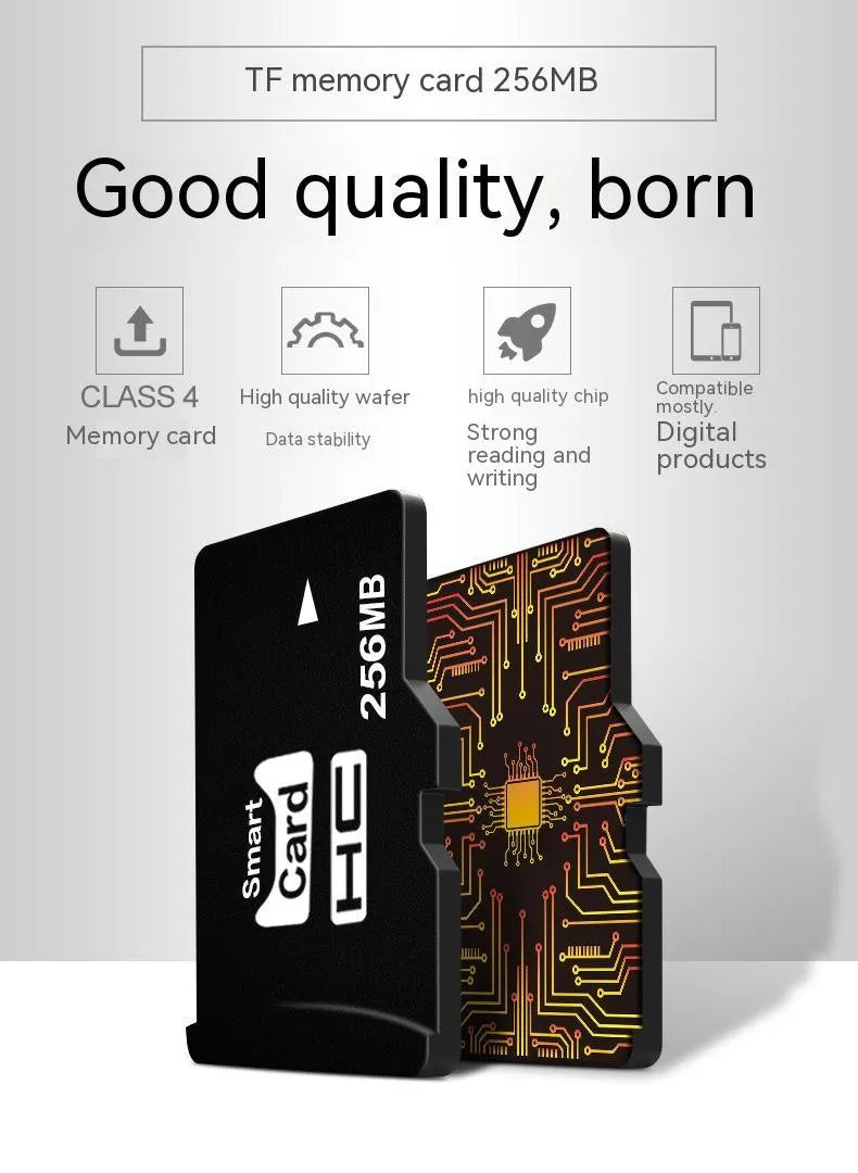 256MB TF memory card for MP3 MP4 camera mobile phone compact digital storage