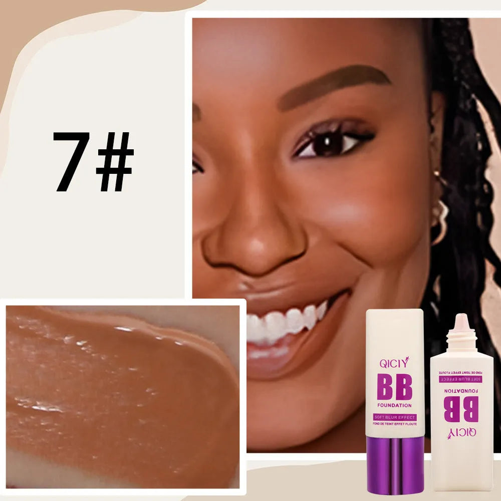 Feeding bottle BB cream foundation in ten shade colours for brightening and coverage
