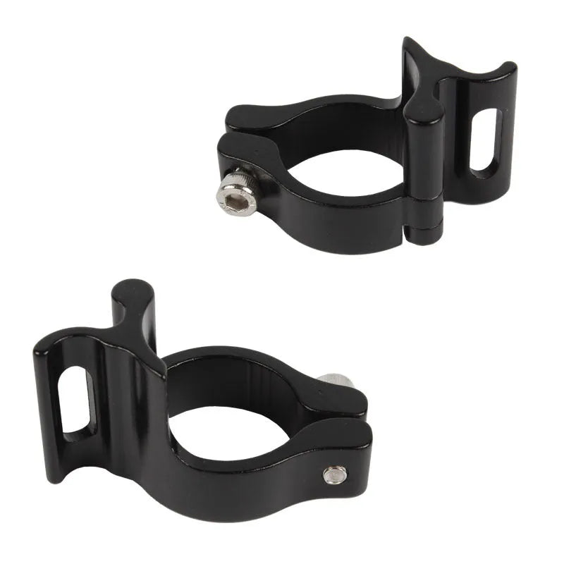 Black aluminium alloy vehicle clamp ring with 28.6mm diameter for highway steel frame tubing