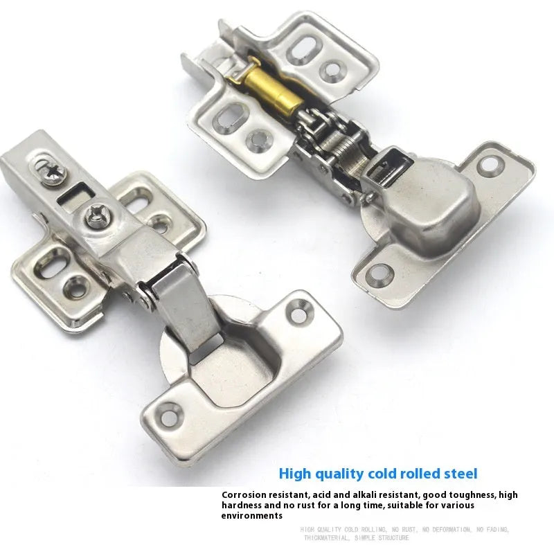 761 cold rolled steel hydraulic hinge with nickel plating and damping cushion mechanism