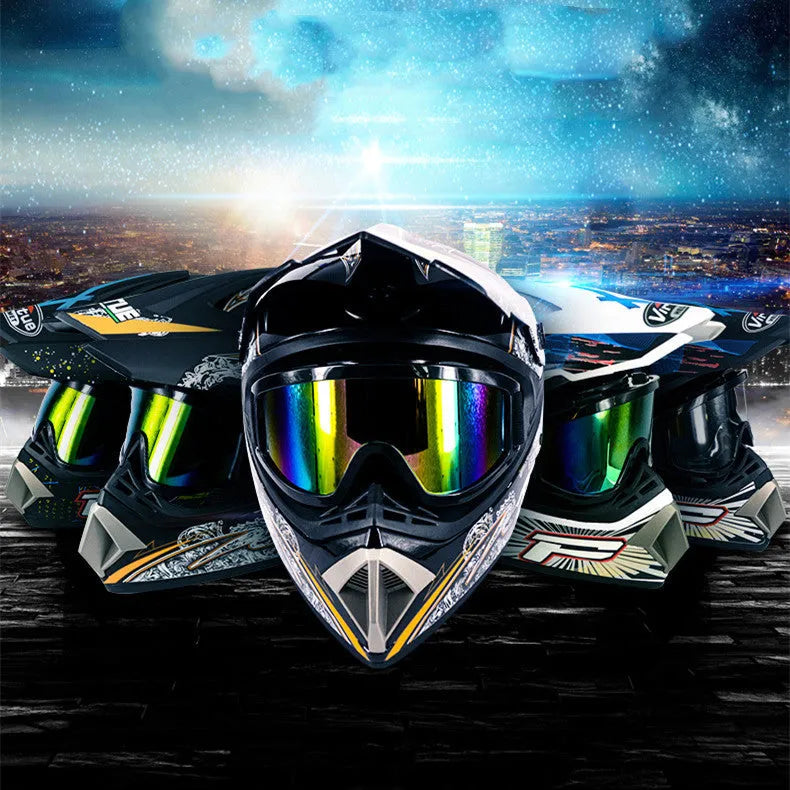 Kart cross-country ABS helmet available in multiple sizes and colours for adults