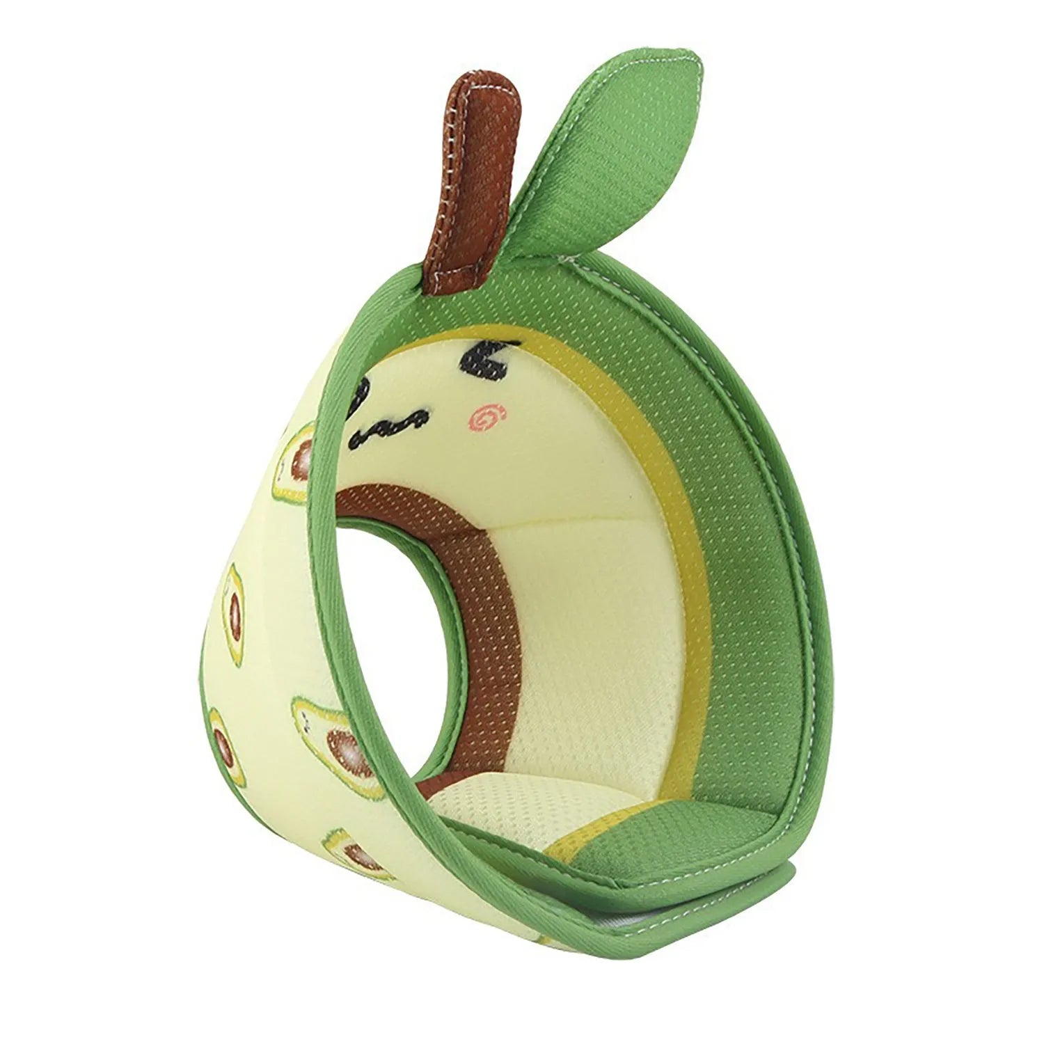 Soft adjustable EPE cat cone collar for post surgery recovery and licking prevention