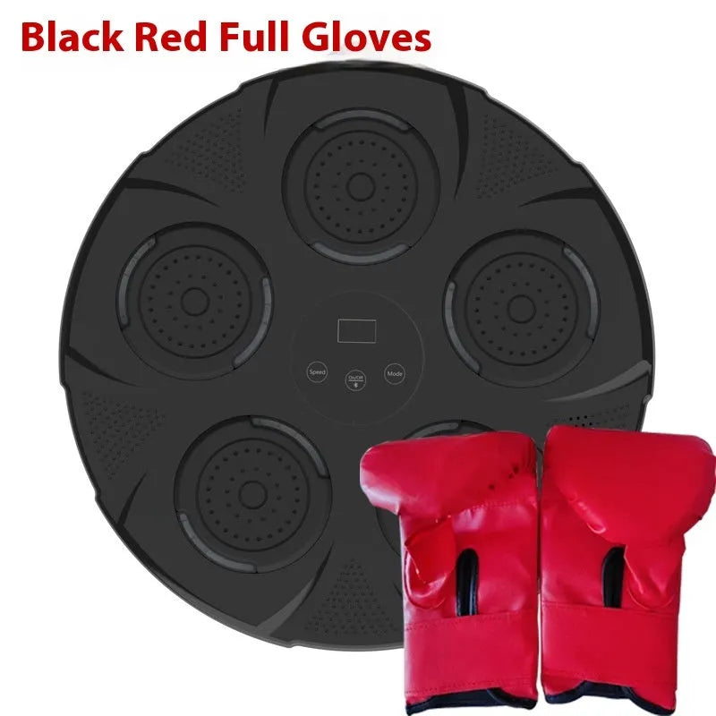 Smart boxing trainer wall-mounted with ABS material and black colour option for fitness and self-defence training