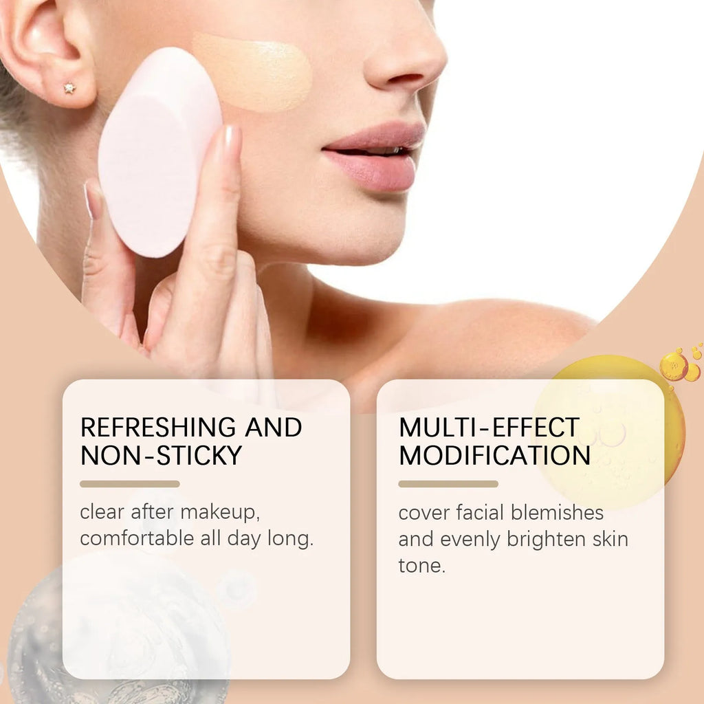 Medium skin moisturising concealer liquid foundation in 3.5ml tube with natural lasting coverage