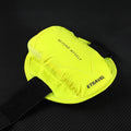 Running arm bag in reflective black colour with 7-inch capacity for smartphones