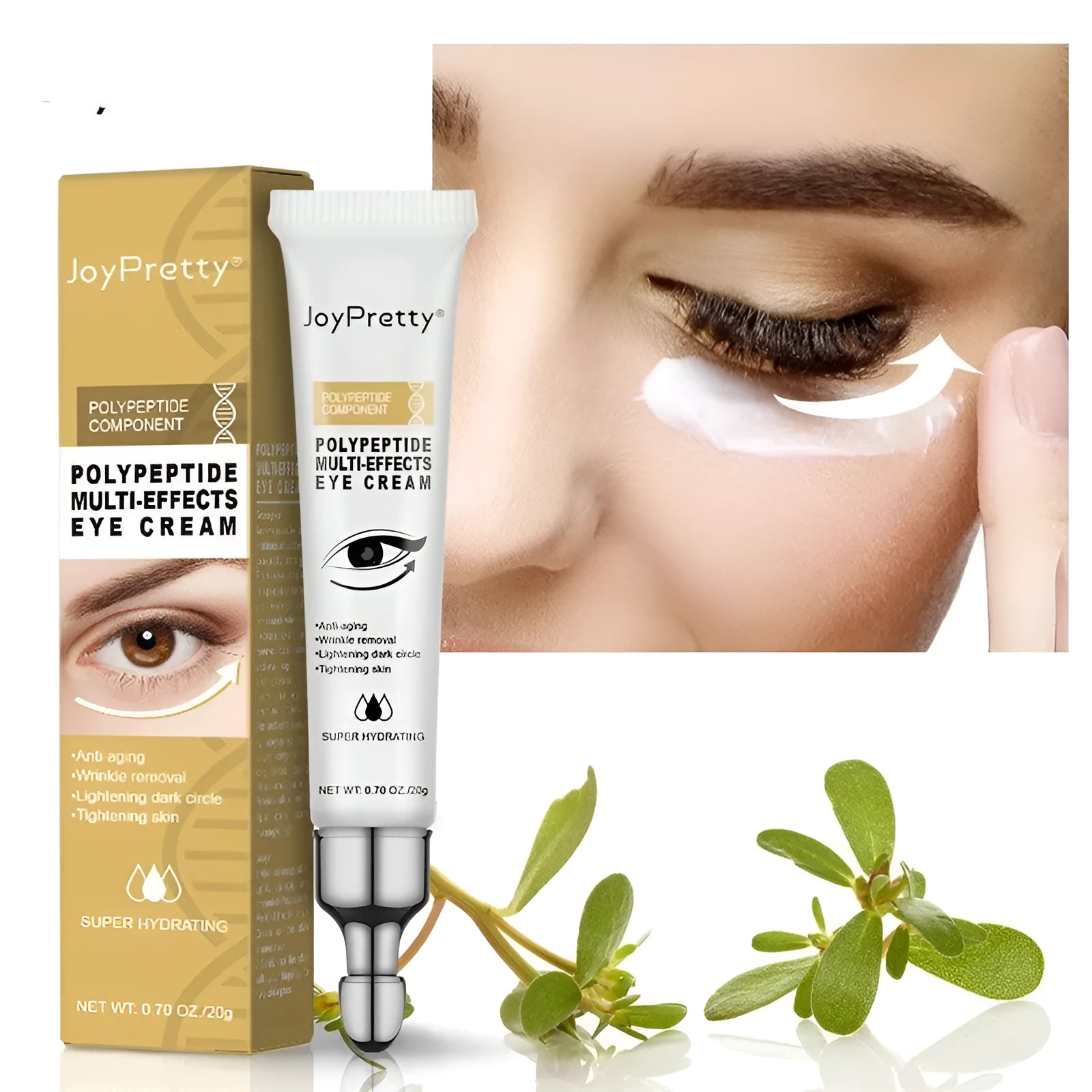 20g anti dark circle eye cream in container for puffiness reduction