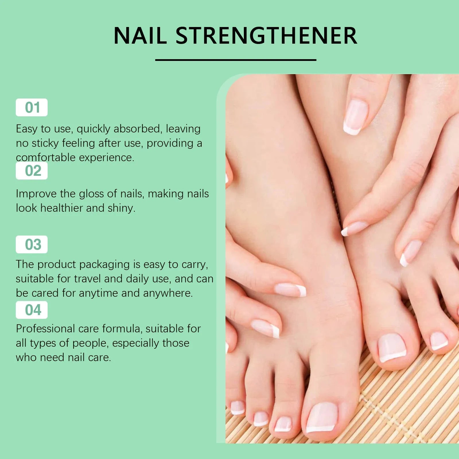 30ml bottle of nail nursing solution for daily gentle cleaning