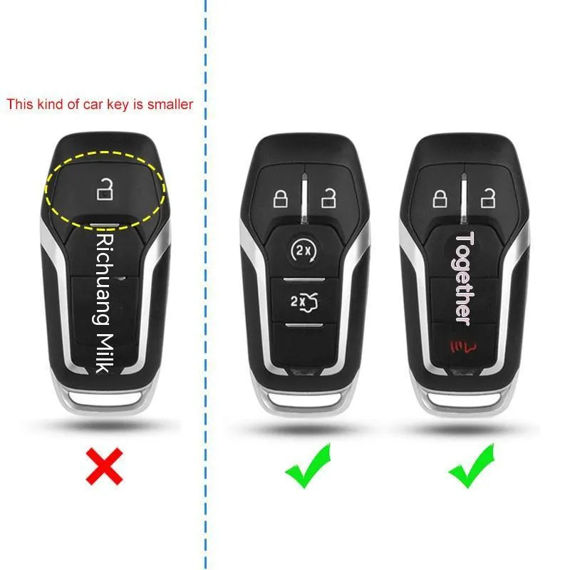 Plastic remote control protective shell with a buckle fastener for a car key.