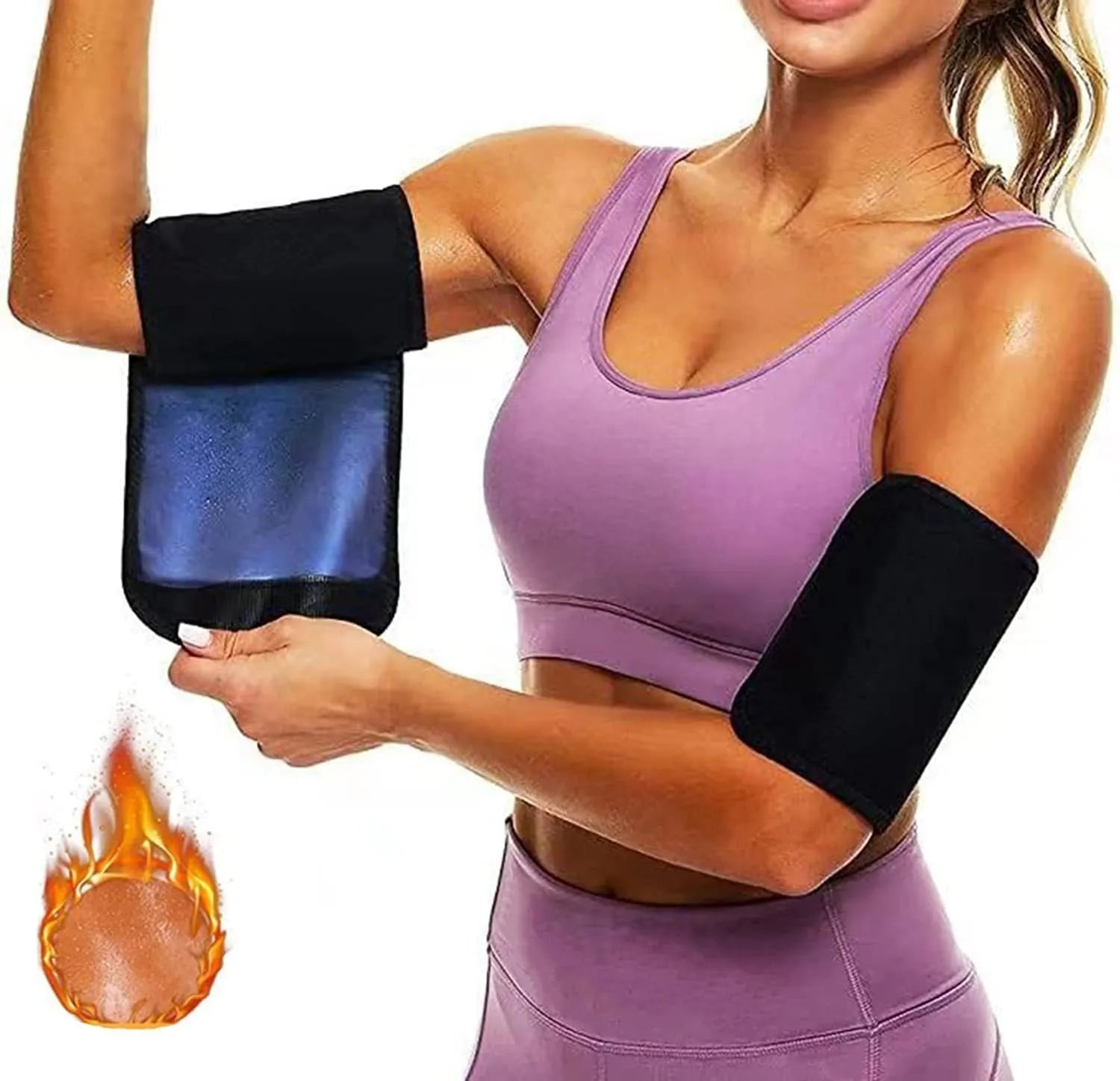 Sports arm sweatband in multiple colours and sizes for comprehensive fitness activities