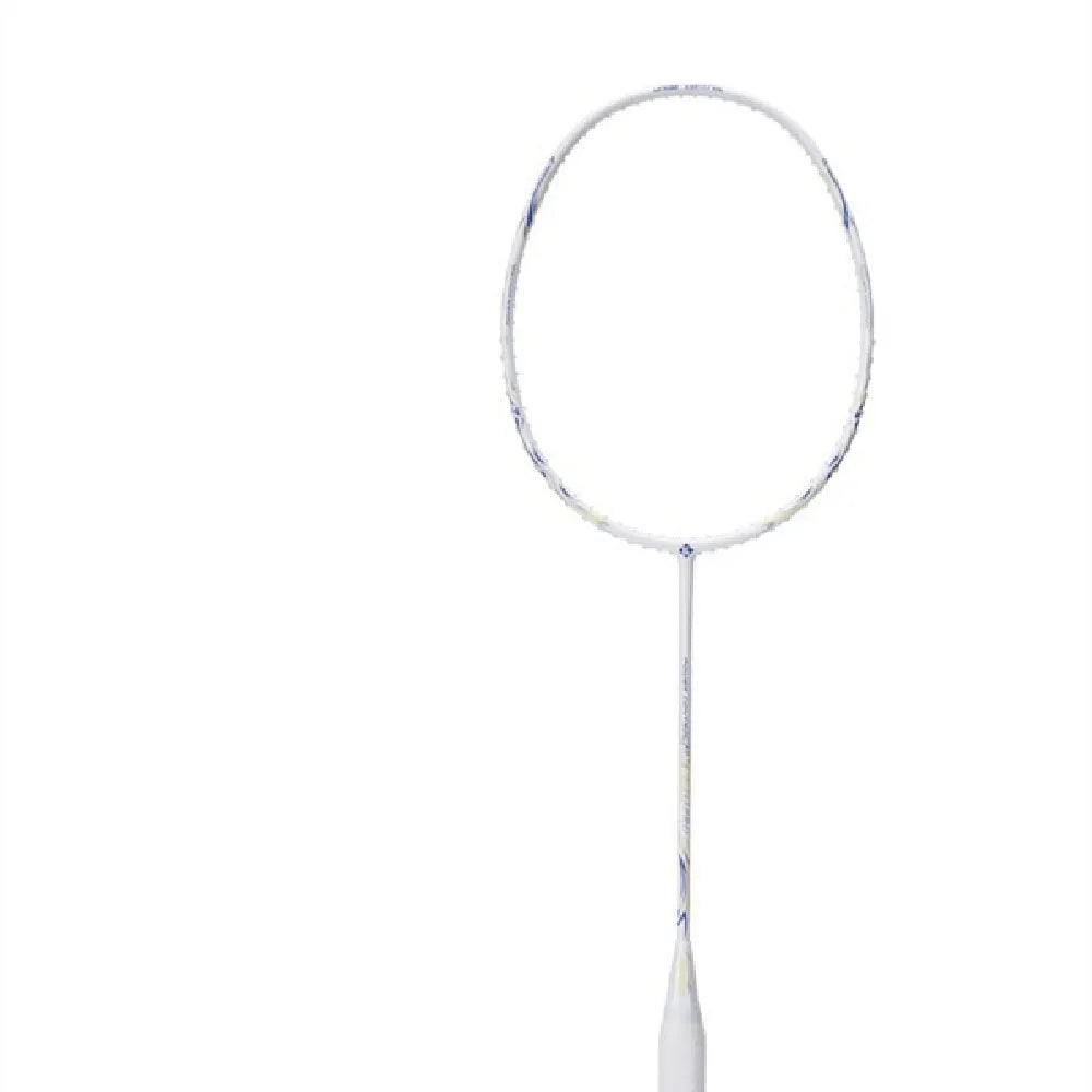 K520pro ultra light all carbon fibre badminton racket in black with pink strings, 675mm length, G5 handle