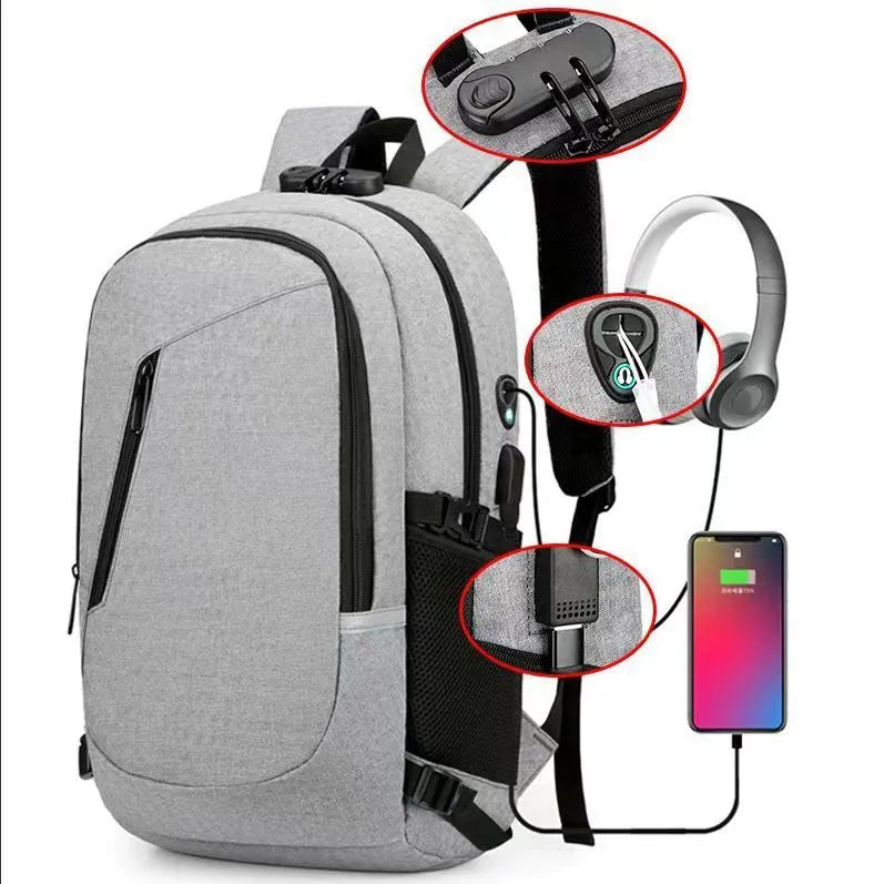 Oxford cloth computer backpack with 20-35 litre capacity in multiple colour options