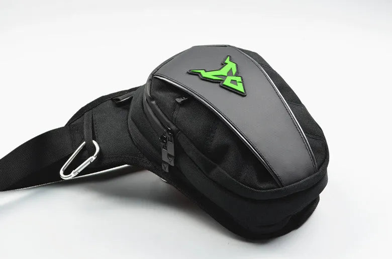 Motorcycle riding crossbody shoulder waist leg bag in Knight style with 1200D Oxford cloth construction