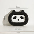 Ceramic pet food bowl with animal pattern for cats and dogs
