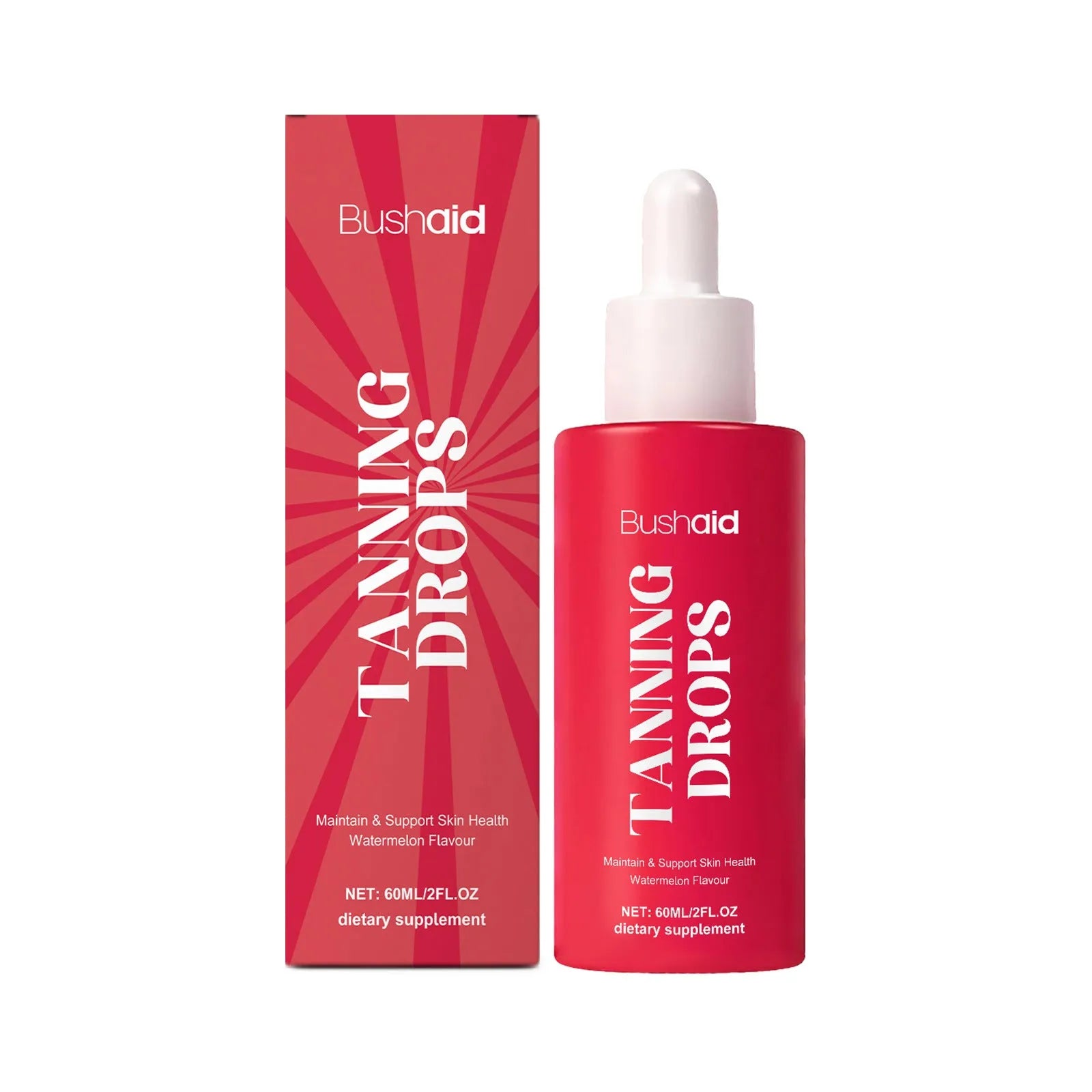 Sun-free Natural Beauty Black Drops Entrance tanning drops 60ml bottle with droplet dispenser