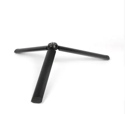 Black aluminium alloy mobile phone tripod and handheld stabilizer for Apple iPhone photography