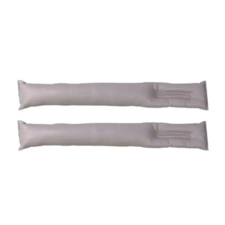 Car seat leak-proof gap strip in PU leather, available in black, beige, brown, and gray colours