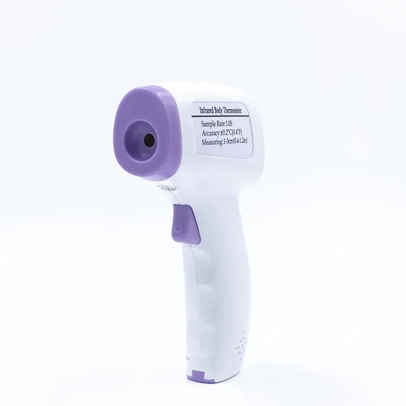White digital non-contact thermometer for hygienic temperature measurement