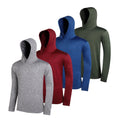 Men's lightweight polyester hoodie set showing multiple pieces in various colours
