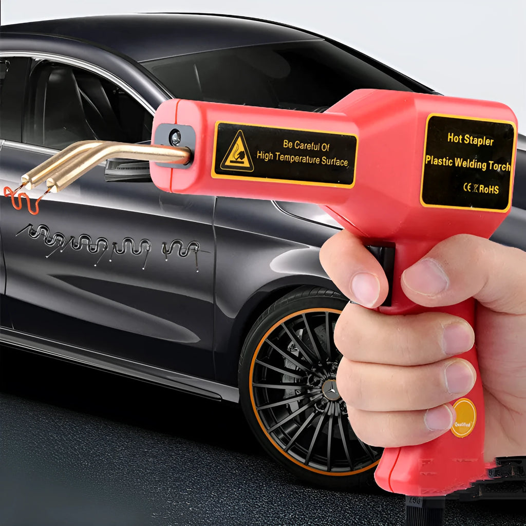 CR307 plastic repair welding gun for automotive bumper repair with LED light and UK plug