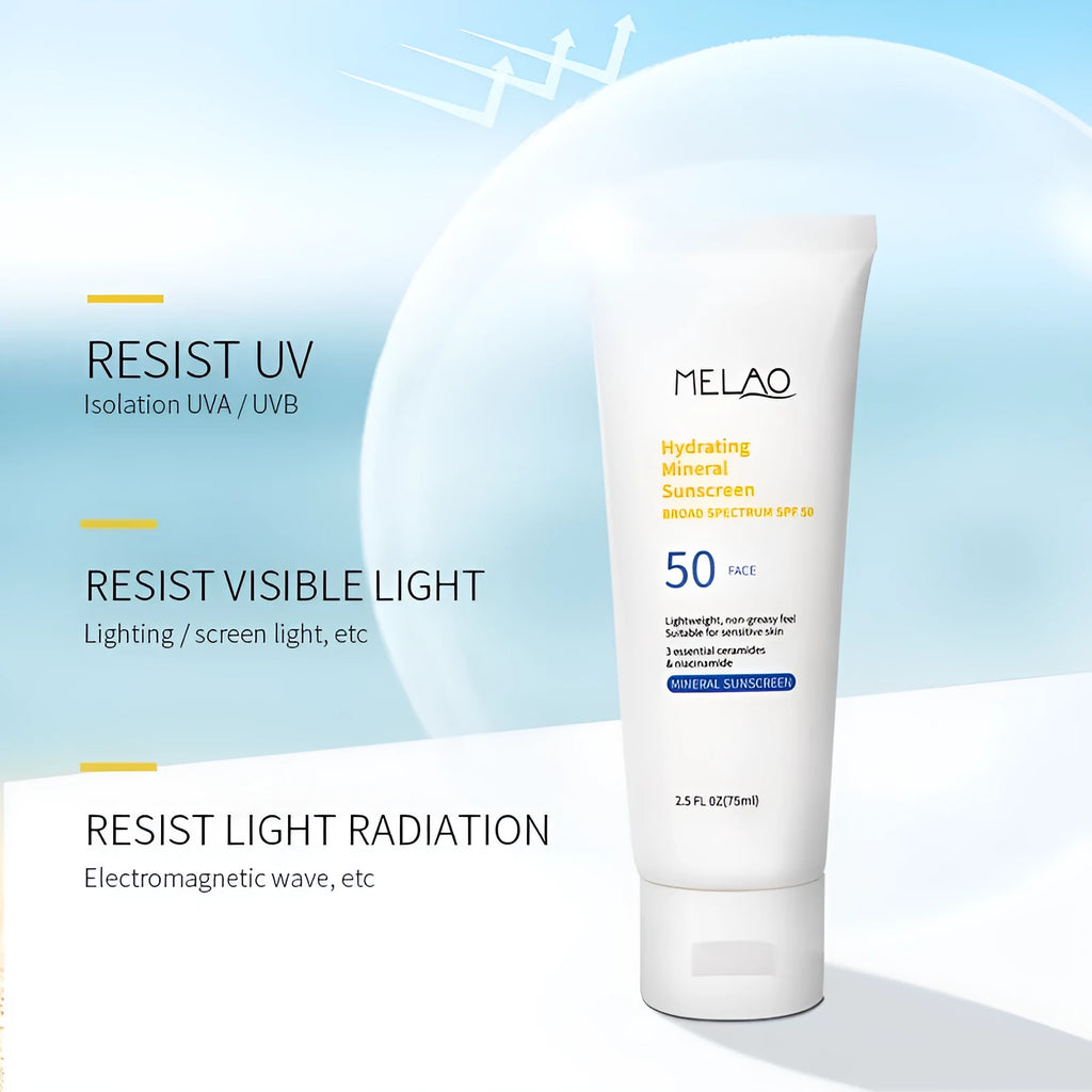 UV protection refreshing protective cream sunscreen lotion 75ml tube with primer function
