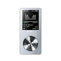 Gold, silver, and black metal-body MP3 music player with a 1.8-inch screen.