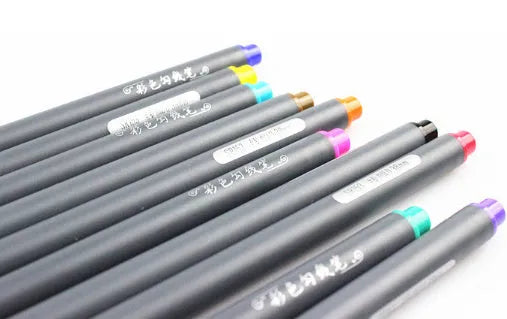 Ten 0.38mm stroke syringe drawing pens for technical architecture and design work