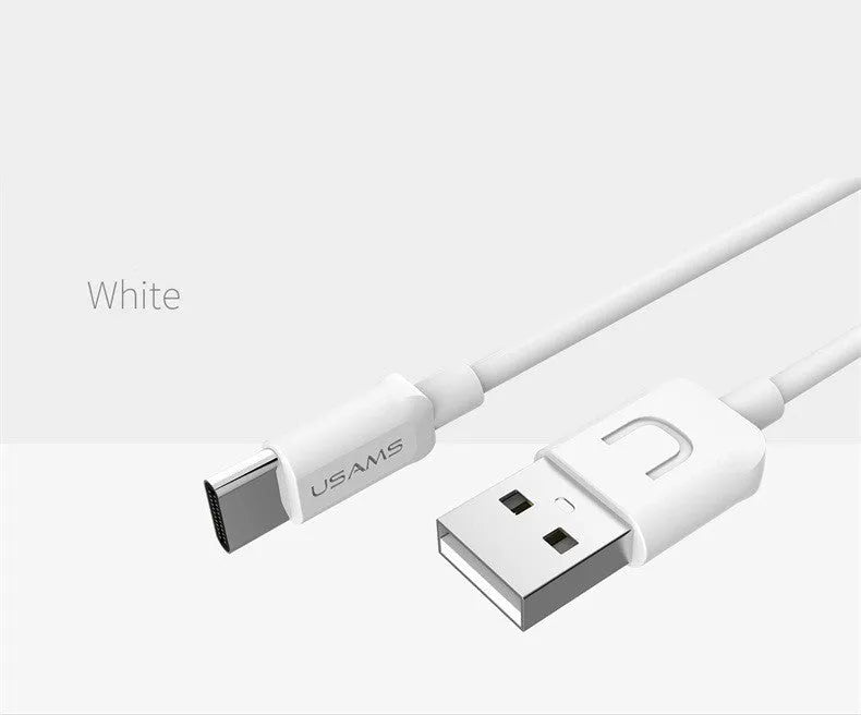 USB cable 1m length single head for Android phone charging in black
