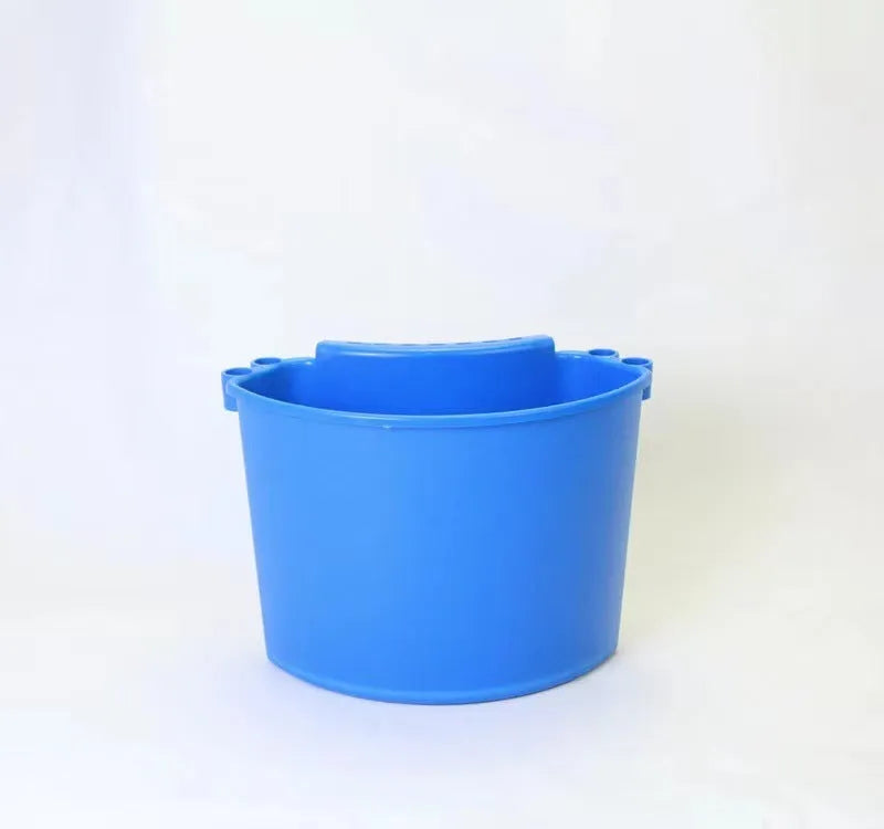 PP plastic car wash bucket in choice of black, red, blue, or pink colours