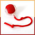 Self-Hi funny cat rolling ball toy in plush cat ball style, available in red, green, and gray colours