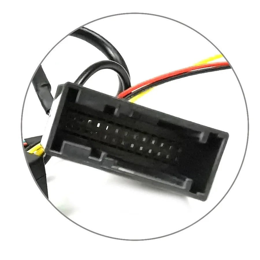 Black Volkswagen Skoda MIB host reverse camera conversion box with pure copper contacts