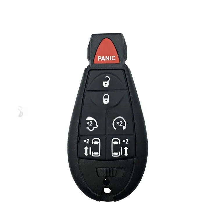 Dodge and Chrysler car smart card key replacement shell made of ABS brass and nylon.