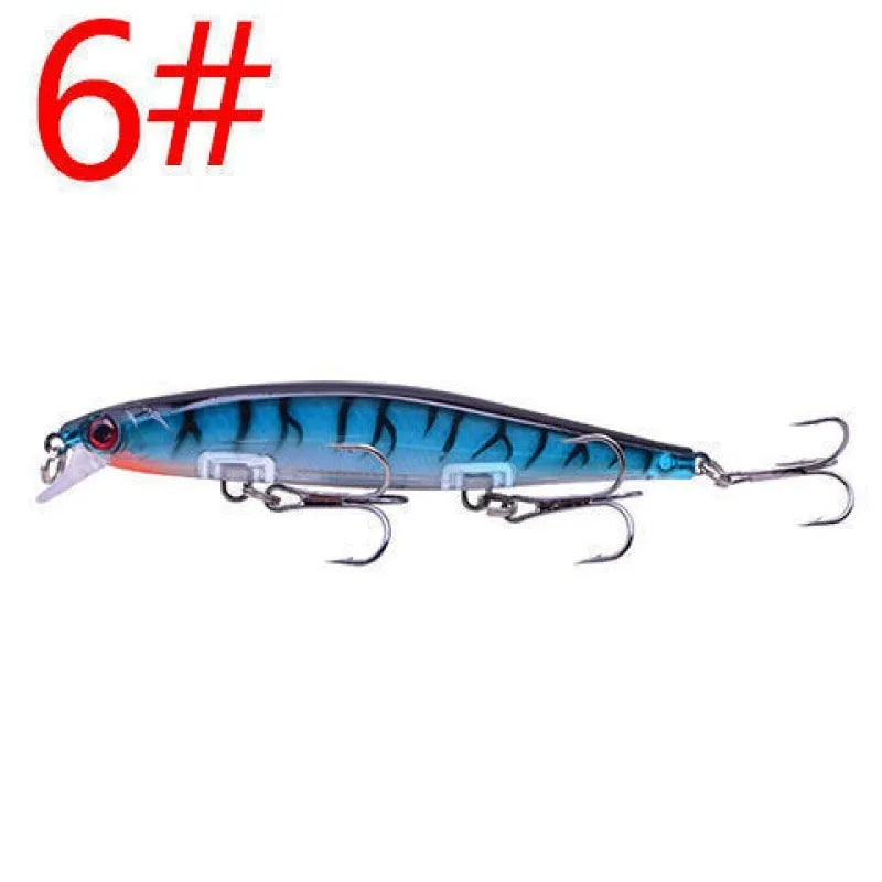 Tossing submerged suspended mino lure 11cm 13.5g in colour option A with slow heavy action
