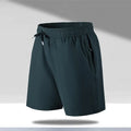 Men's quick-drying loose beach sports shorts in thin section ice silk fabric available in multiple colours