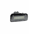 Minimalist household LED license plate light for Mercedes models with 18 LEDs and PC housing
