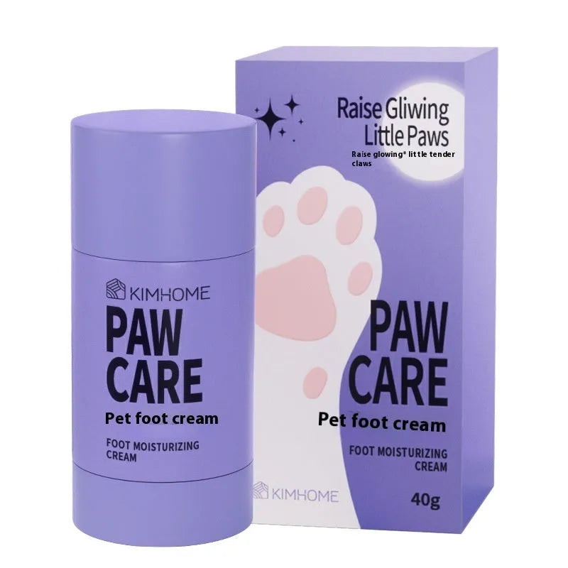 40g pet foot care cream jar with Brazil palm wax formula for cat and dog paw moisturisation