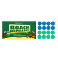 Cockroach bait paste repellent kit showing 16 bait traps and adhesive pads for indoor pest control