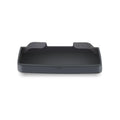 Black silicone car glasses case attached to Tesla Model 3 armrest box for sunglasses storage