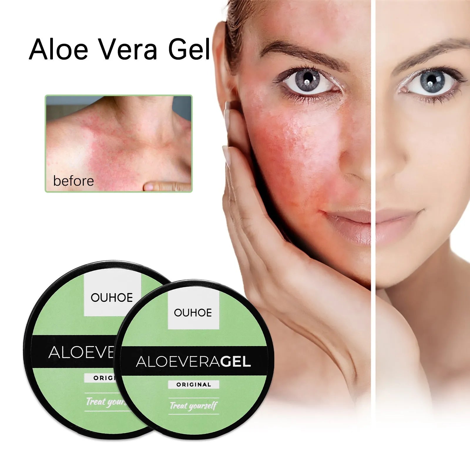 Intensive tanning luxe gel and tanning cream in 50g and 100g sizes with aloe vera for after sun repair