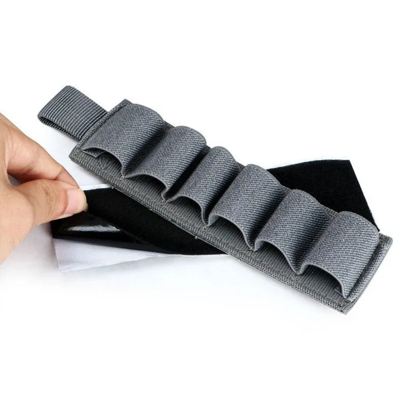 Tactical outdoor 6-hole storage sticker made of 1000D nylon, 5x16.5 cm, in army colour for MOLLE attachment