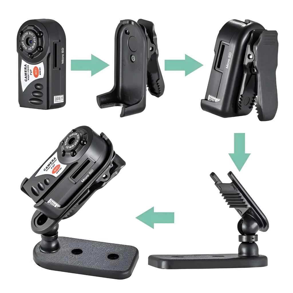 Wireless IP camera with 3MP CMOS sensor, 16x optical zoom, and built-in WiFi antenna for remote monitoring