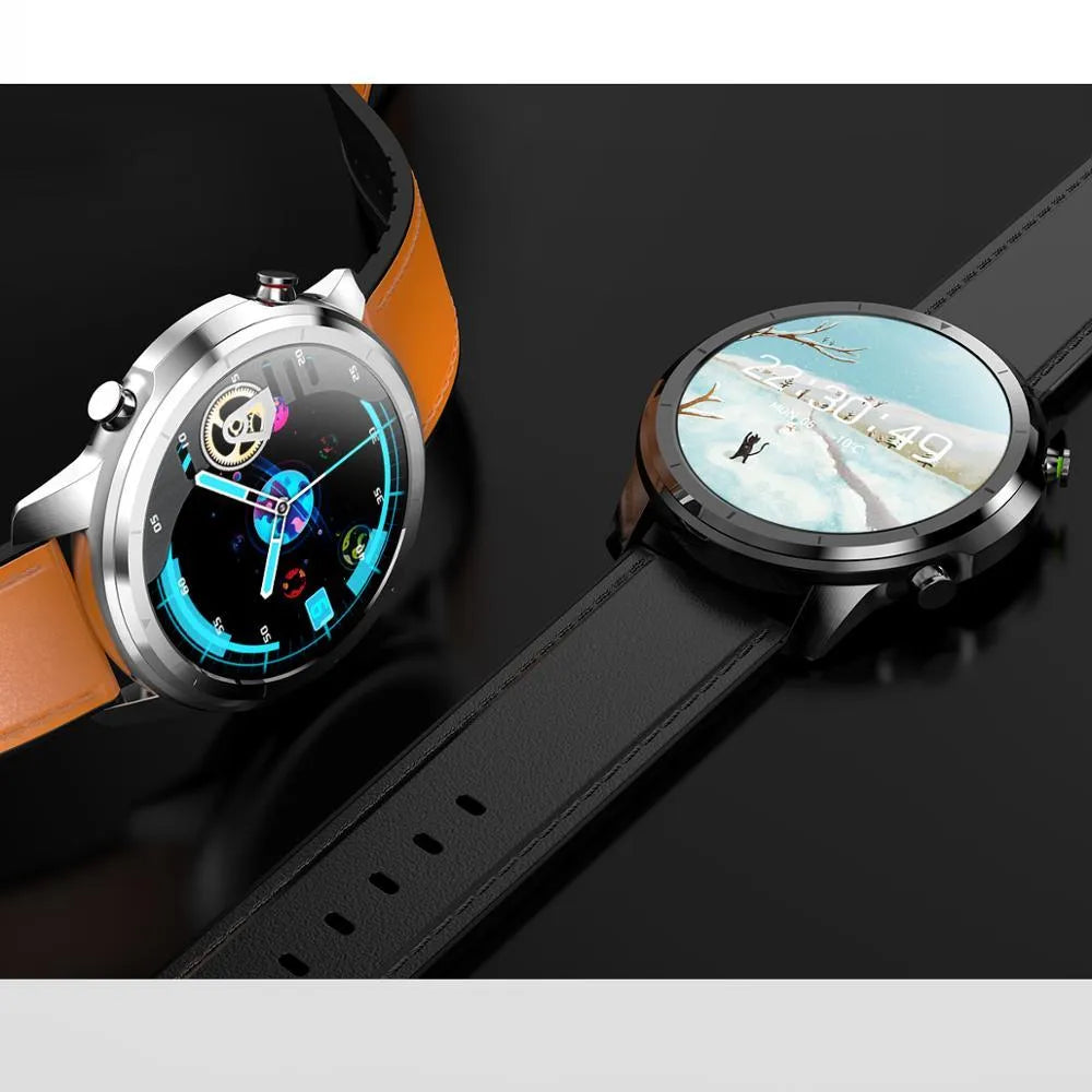 LEMFO LF26 smart bracelet showing 1.3-inch touchscreen on wrist