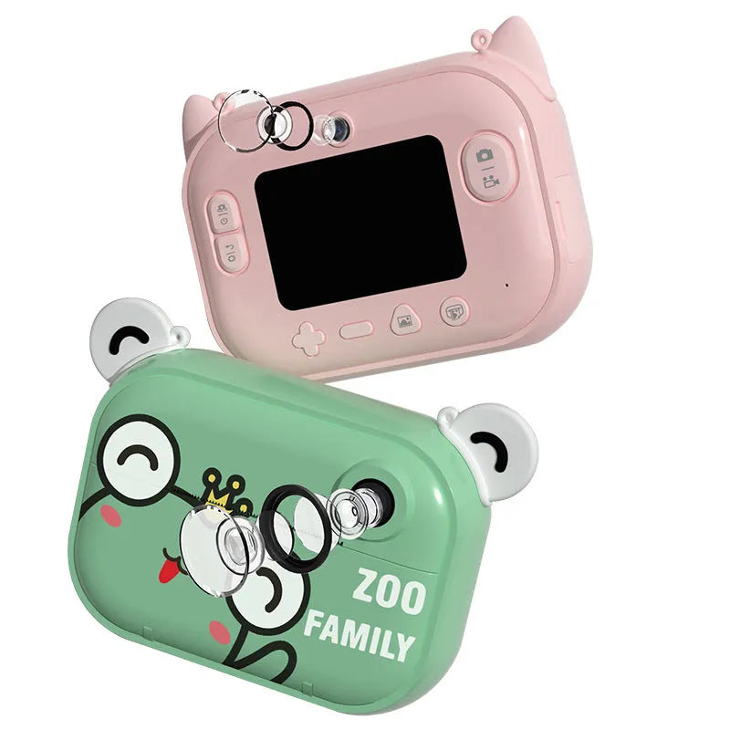 HD digital camera C3 with 2.4-inch LCD screen in pink, green, and blue colours