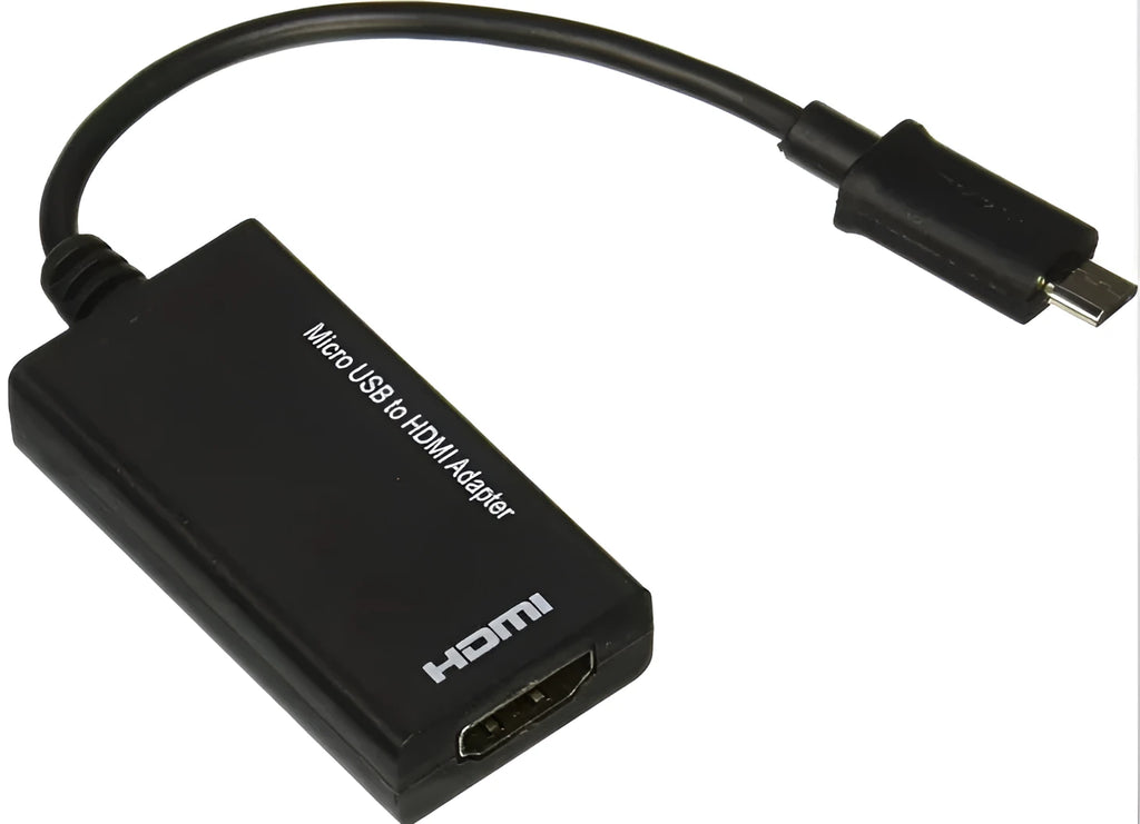Black DisplayPort to HDMI adapter cable 12cm with ABS connector housing