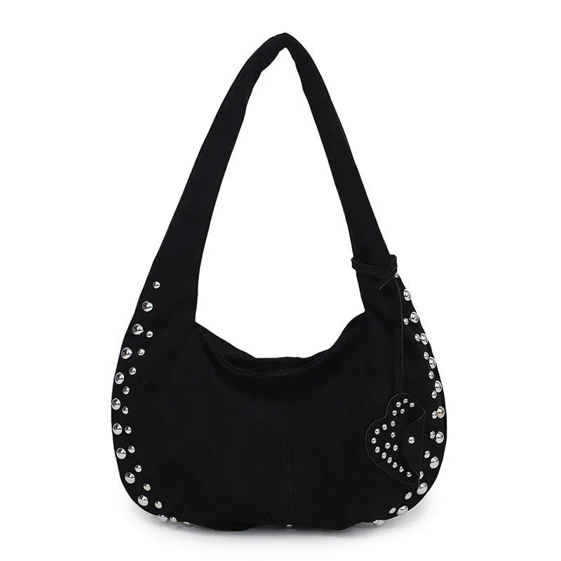 Soft plush retro tote handbag in multiple colour options with strapless underarm design