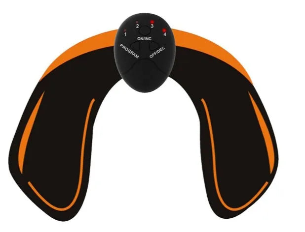 EMS hip muscle stimulator with gel pads and remote controller